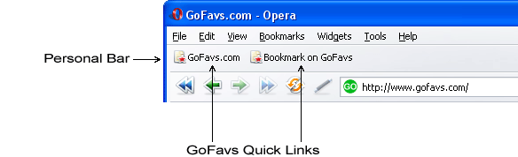 Opera Quick Links